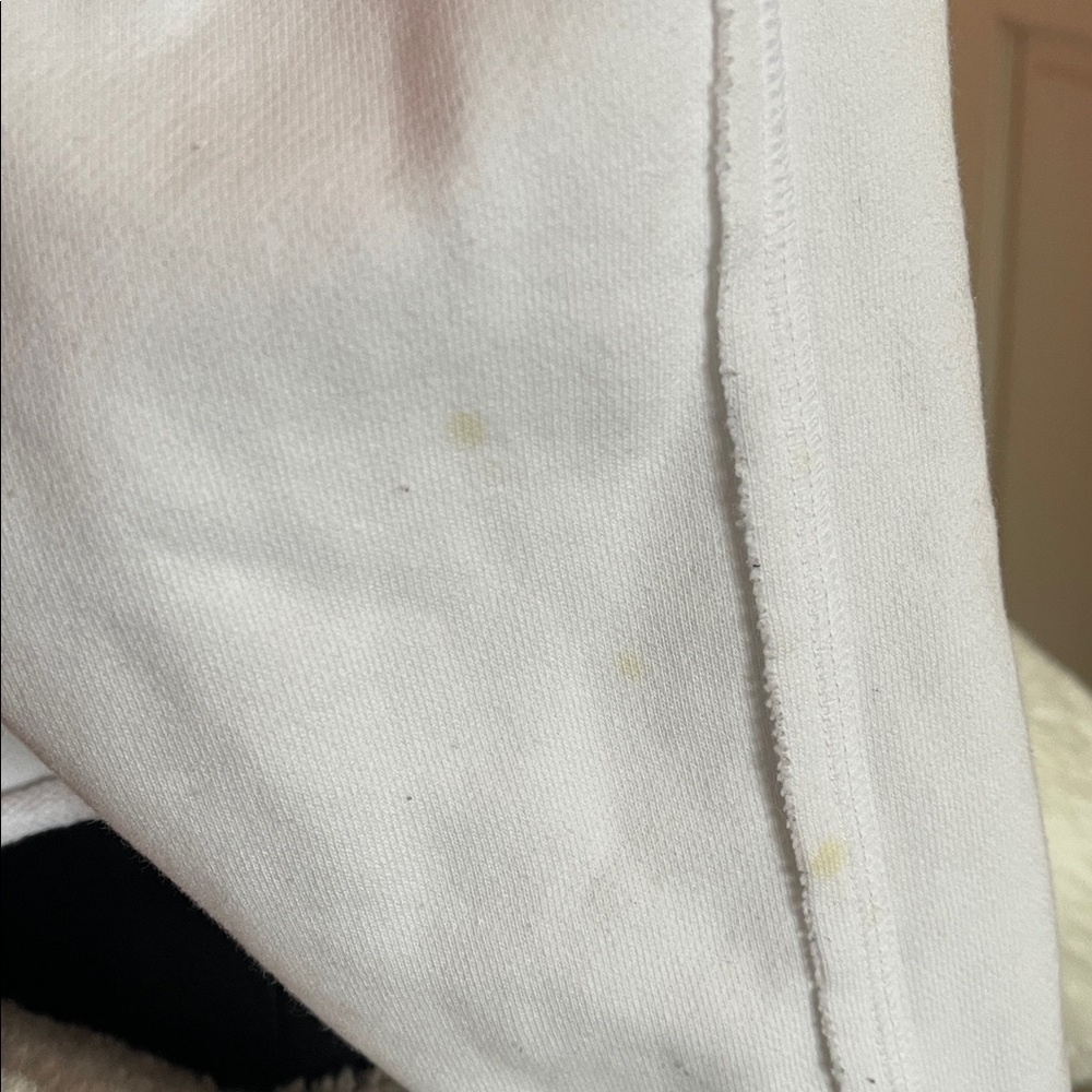 LG White Hoodie with Black Drawstrings - Picture 12 of 12